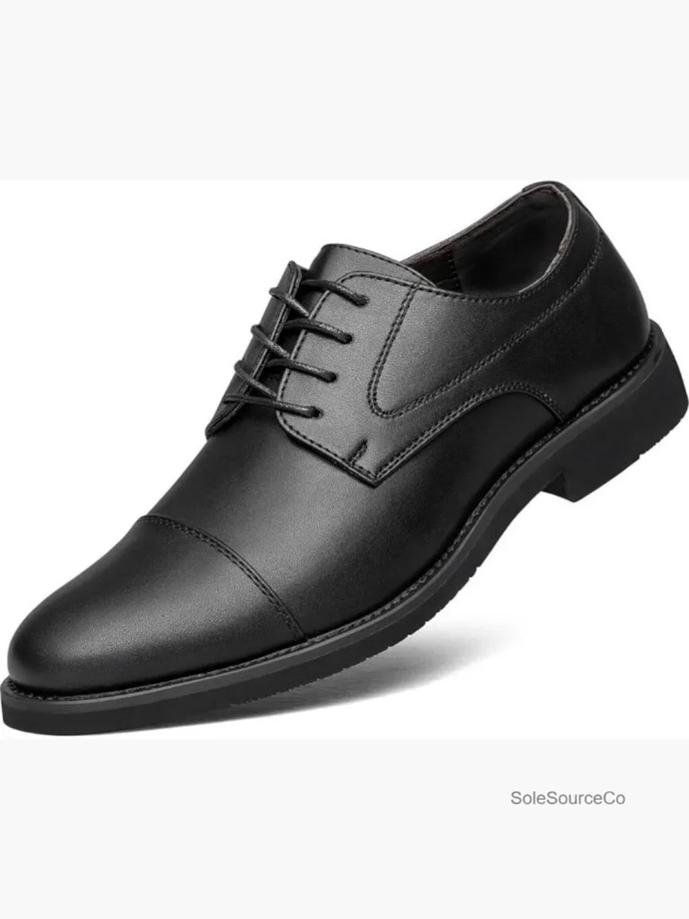 Men's Cap-Toe Oxford Dress Shoes Business Casual Lace-Up Non-Slip Comfortable